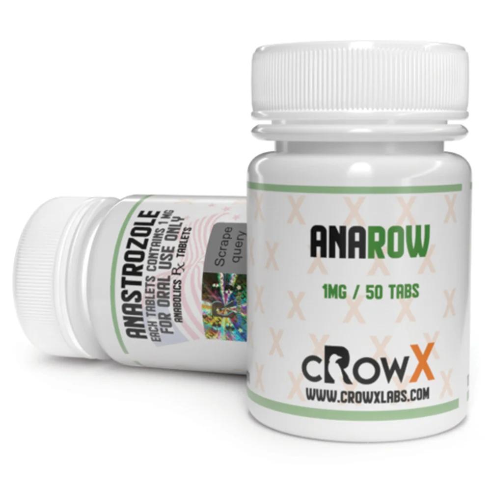 Anarow 1 mg Anastrozole tablets from CrowxLabs - 50 pills