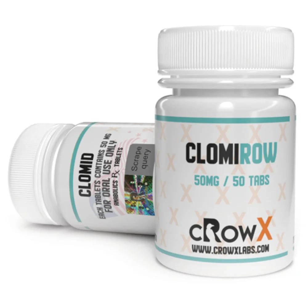 Clomirow 50 Clomiphene by CrowxLabs – 50 mg Tablets