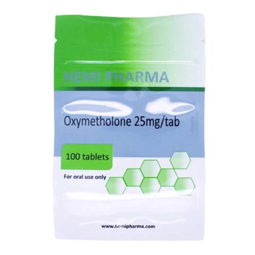 Oxymetholone Anadrol by Hemi Pharma 25mg Tablets Pack