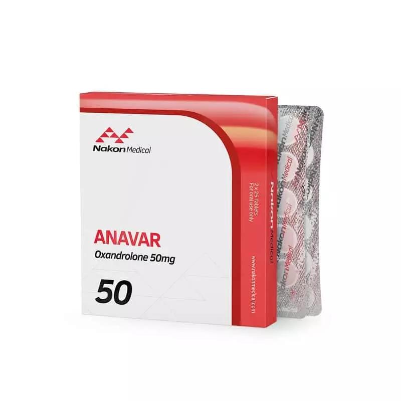 oxandrolone Anavar 50mg tablets from Nakon Medical pack