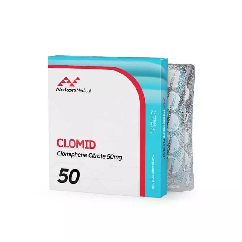 Clomiphene Clomid 50 50 mg Tablet from Nakon Medical