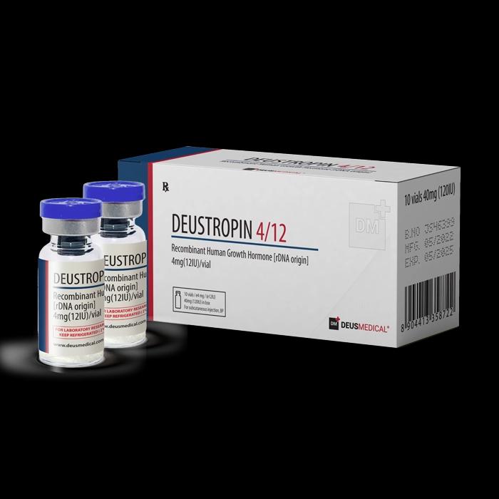 human growth hormone, Deustropin 4/12 HGH, Deus Medical, powder, 10x2ml/vial