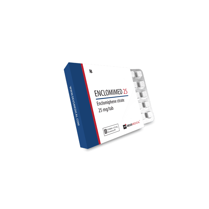 buy enclomiphene citrate Enclomimed 25 tablets by Deus Medical, 50 pills x 25 mg