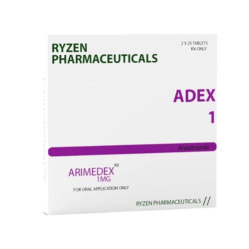 Anastrozole Arimidex 1 by Ryzen Pharma, 50 tablets, post cycle therapy